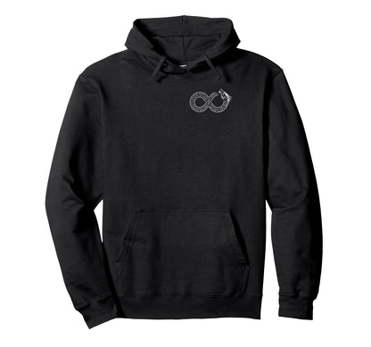 Infinity Symbol Dragon Techwear Hoodie - Novelty Apparel Men Women - T-Shirt, Sweatshirt, Hoodie