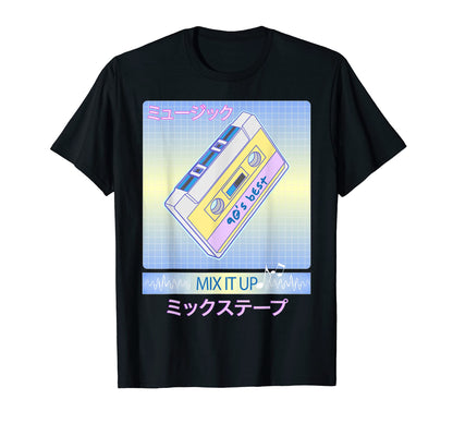 Japanese Aesthetic Vaporwave Art 1990S T-Shirt - Graphic Print Men Women - T-Shirt, Sweatshirt, Hoodie