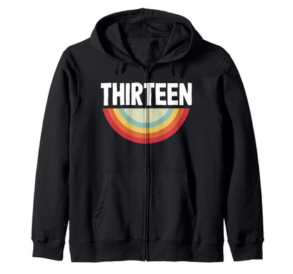 Celebrating 13 Years Teen Life T-Shirt - Minimalist Print Unisex - T-Shirt, Sweatshirt, Hoodie