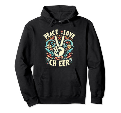 Anime Peace Love Cheer Gift Hoodie - Custom Art Print for Adults - T-Shirt, Sweatshirt, Hoodie
