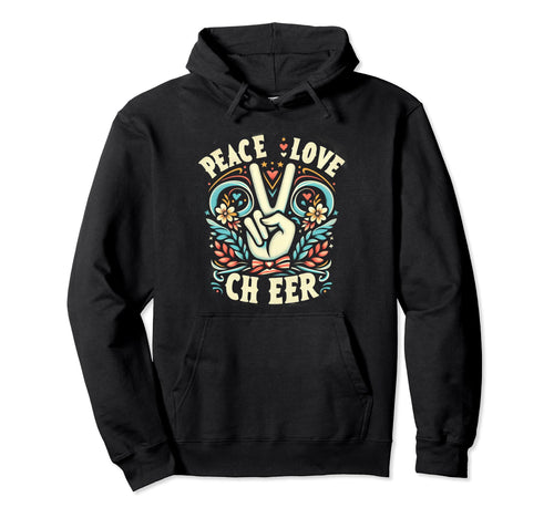 Anime Peace Love Cheer Gift Hoodie - Custom Art Print for Adults - T-Shirt, Sweatshirt, Hoodie