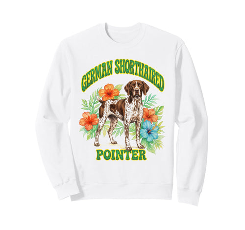 German Shorthaired Pointer Sweatshirt - Aesthetic Graphic for Adults - T-Shirt, Sweatshirt, Hoodie
