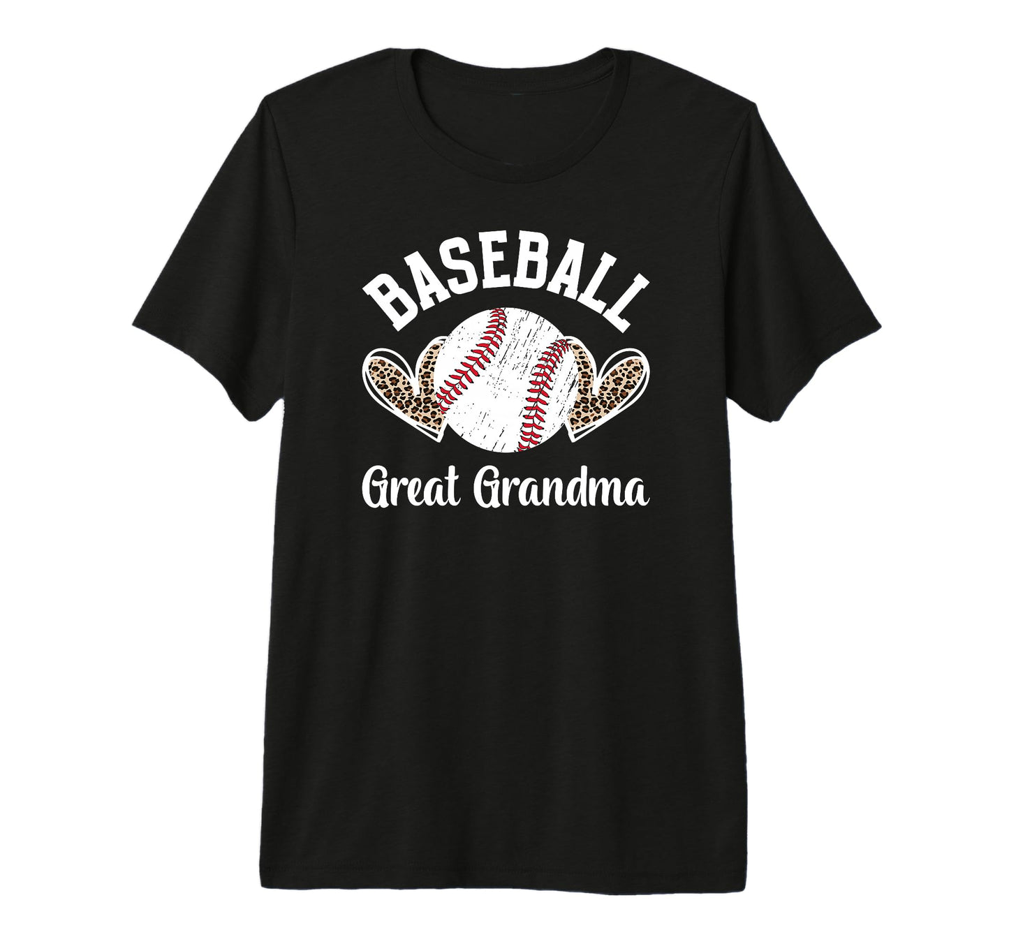Baseball Great Grandma Hearts Baseball T-Shirt - Trendy Graphic Unisex - T-Shirt, Sweatshirt, Hoodie