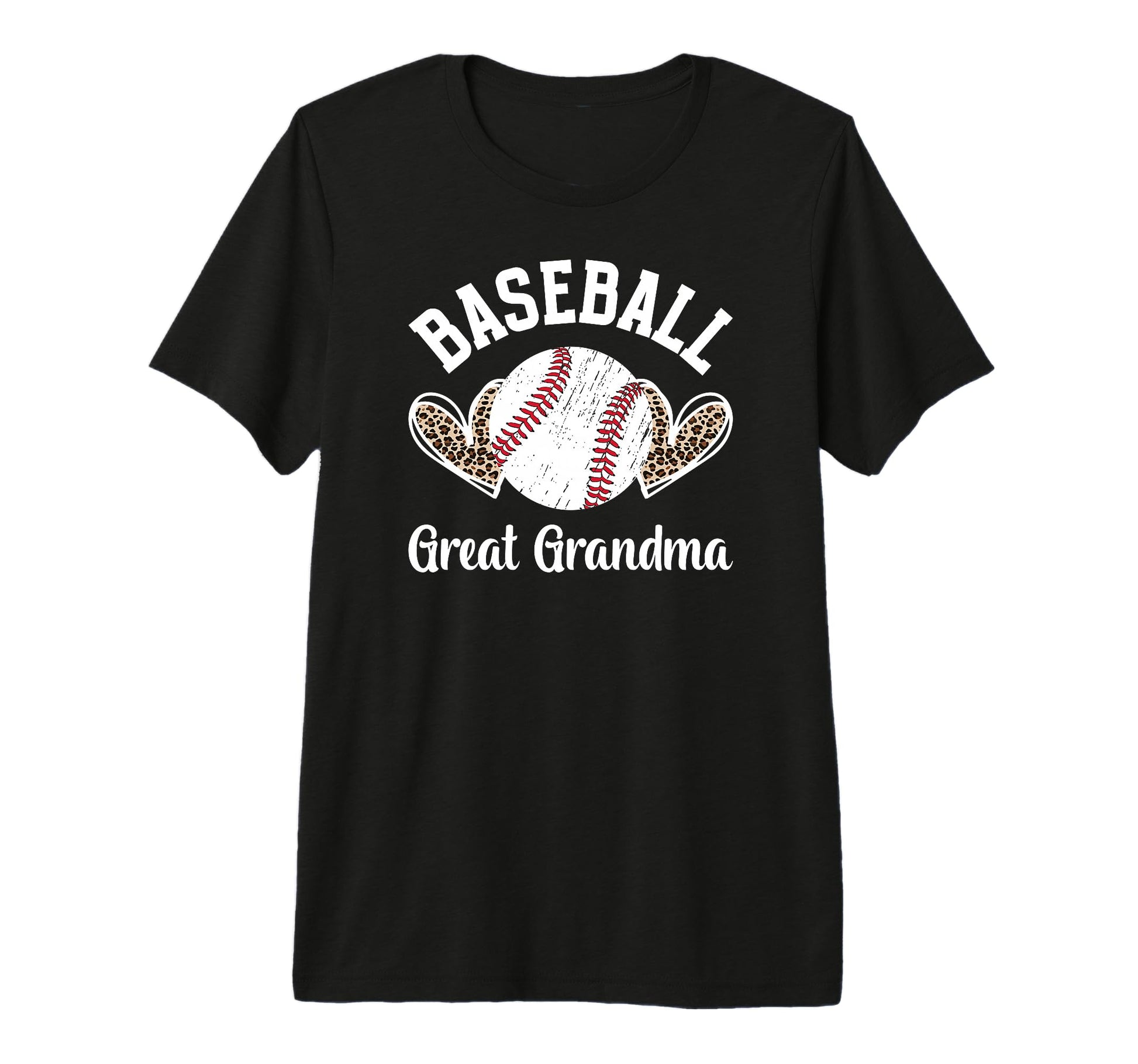 Baseball Great Grandma Hearts Baseball T-Shirt - Trendy Graphic Unisex - T-Shirt, Sweatshirt, Hoodie