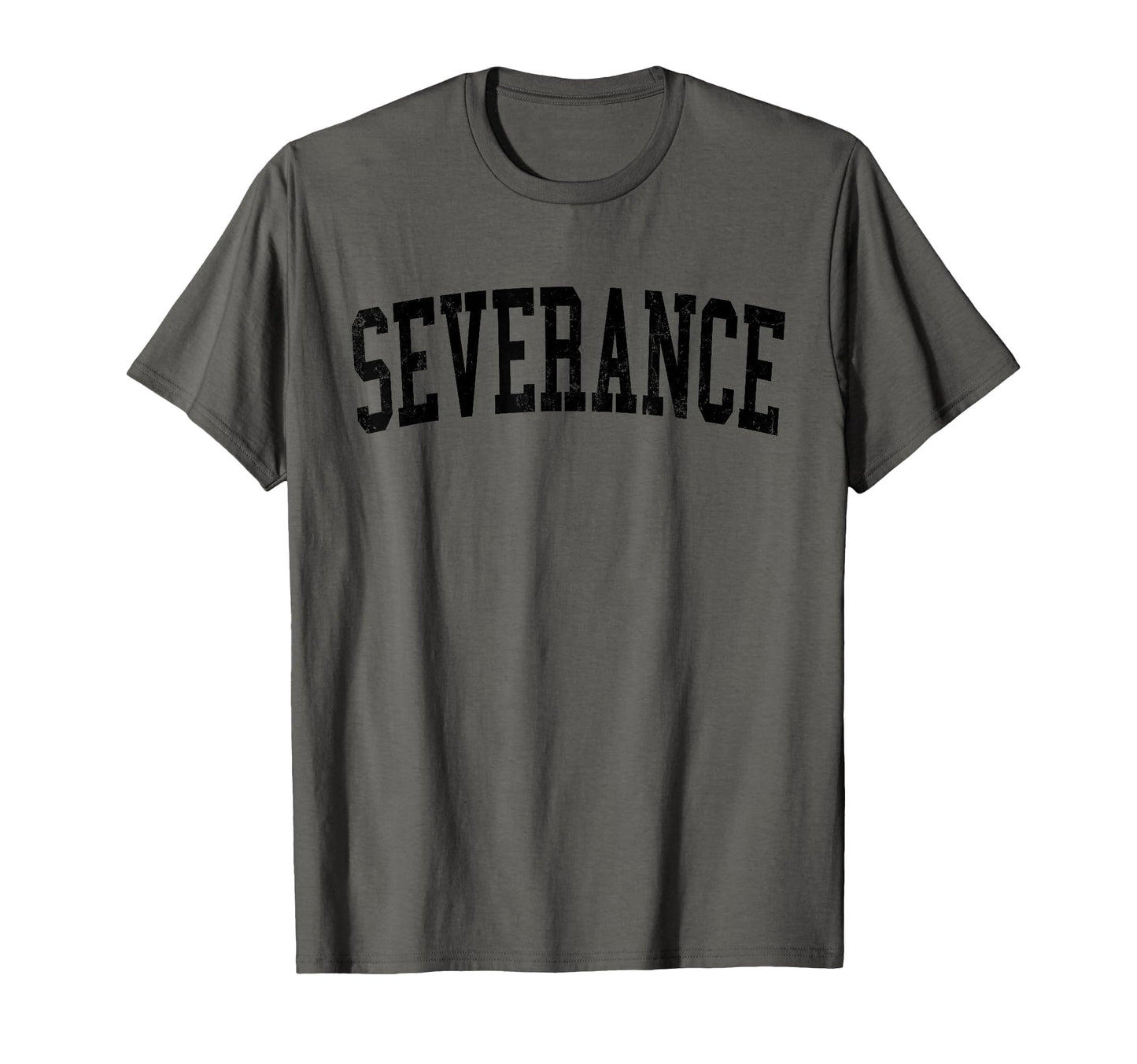 Severance Co Distressed Black Varsity T-Shirt - Casual Everyday Wear Unisex - T-Shirt, Sweatshirt, Hoodie