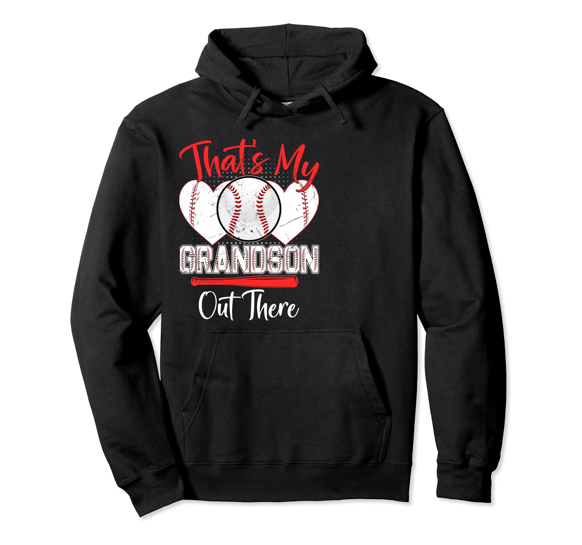 Thats My Grandson Out There Grandma Hoodie - Minimalist Print Unisex - T-Shirt, Sweatshirt, Hoodie