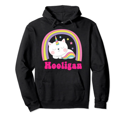 Hooligan Shirts Sarcastic Rainbow Funny Hoodie - Custom Art Print Unisex - T-Shirt, Sweatshirt, Hoodie