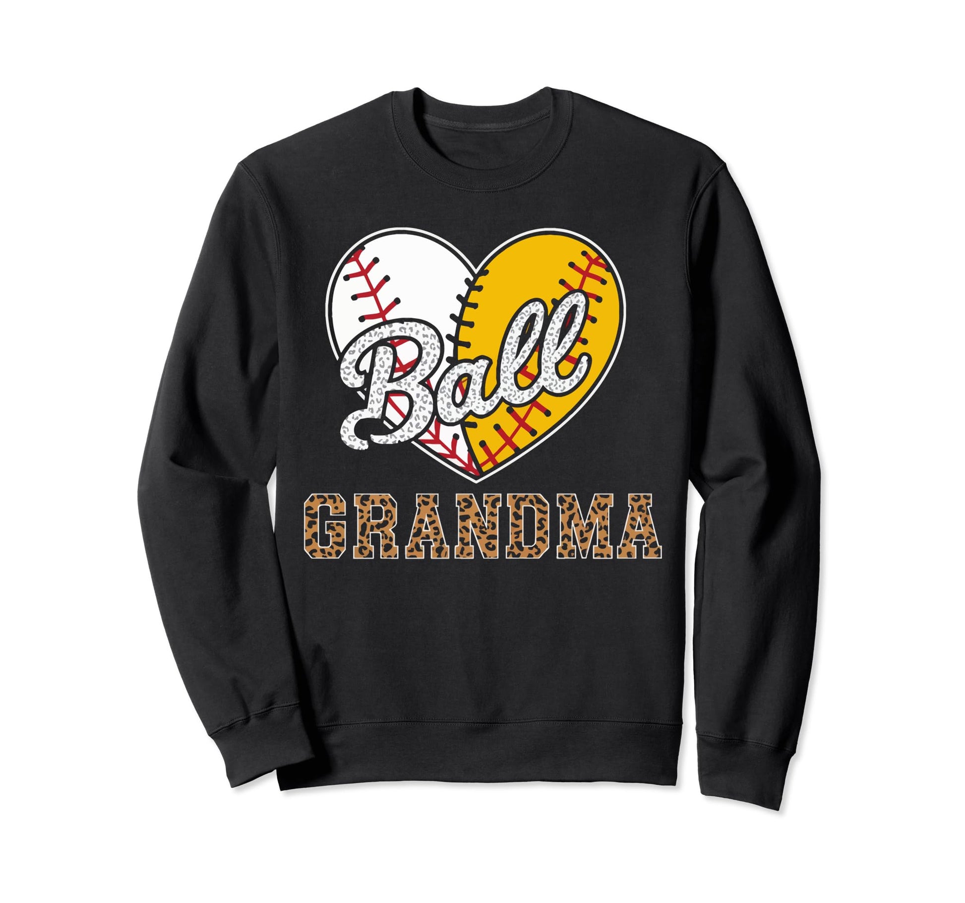 Baseball Grandma Grandmother Granny Sweatshirt - Trendy Graphic for Adults - T-Shirt, Sweatshirt, Hoodie