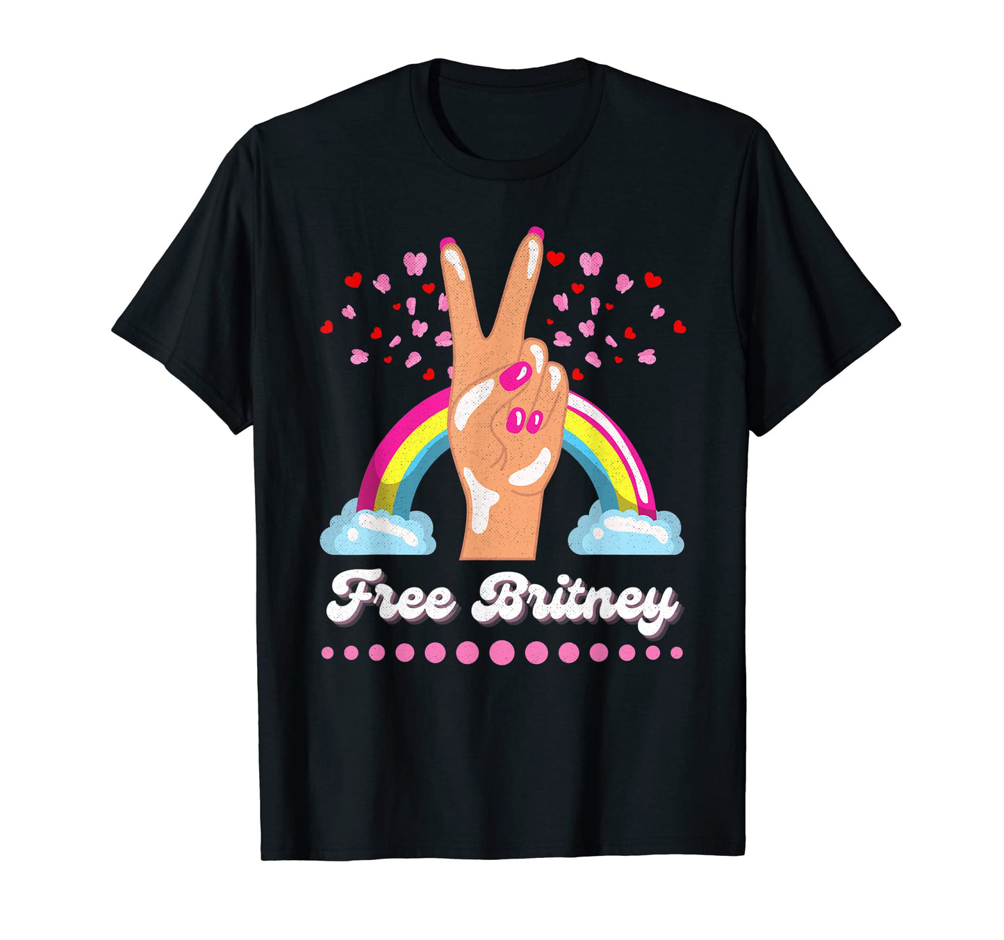 Free Britney Meme Peace Sign Love T-Shirt - Aesthetic Graphic Men Women - T-Shirt, Sweatshirt, Hoodie