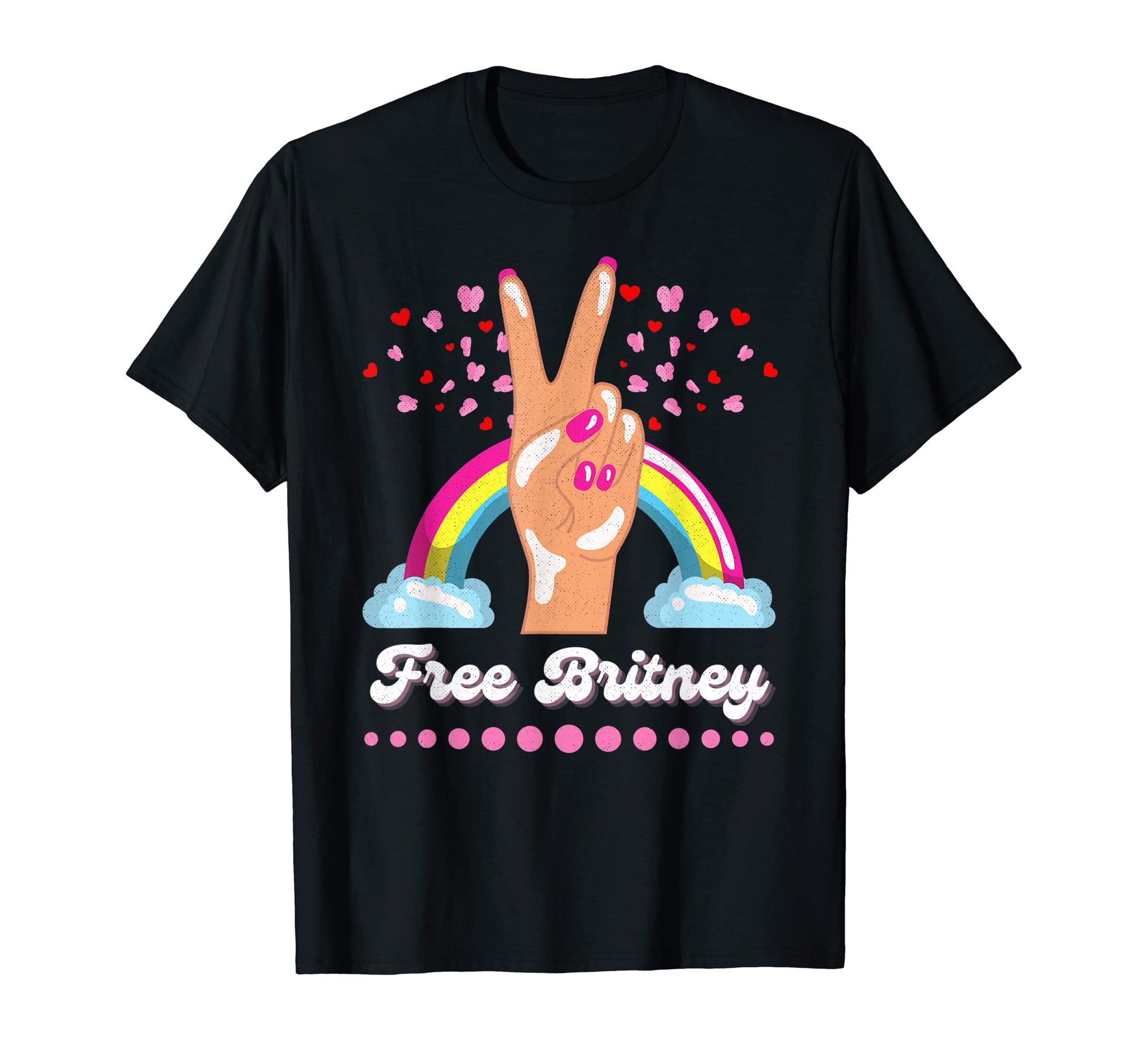 Free Britney Meme Peace Sign Love T-Shirt - Aesthetic Graphic Men Women - T-Shirt, Sweatshirt, Hoodie