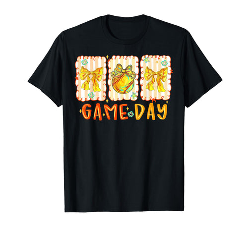 Game Day Softball Sporty Moms And T-Shirt - Trendy Graphic Men Women - T-Shirt, Sweatshirt, Hoodie