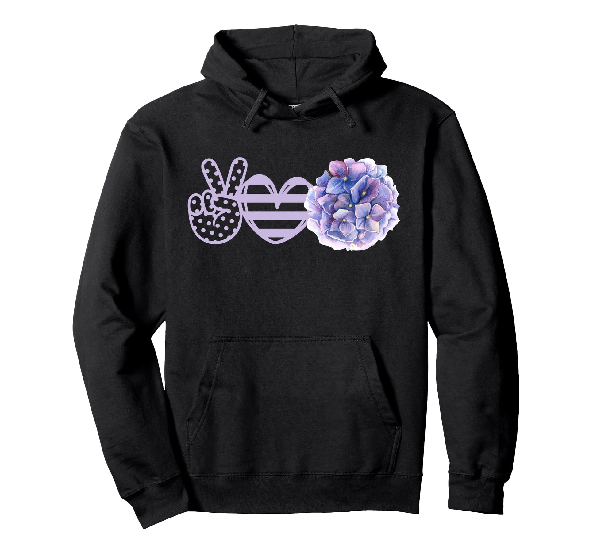 Hydrangea Shirts And Sweatshirts Sweatshirt - Minimalist Print for Adults - T-Shirt, Sweatshirt, Hoodie