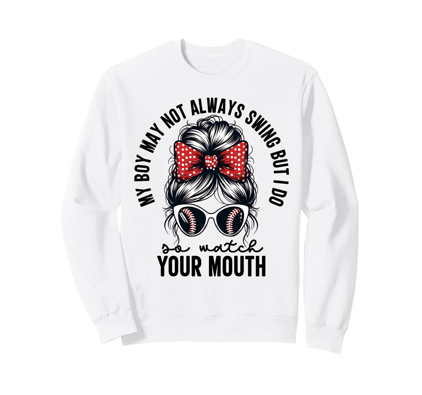 My May Not Always Swing But I Sweatshirt - Fun Novelty Design for Adults - T-Shirt, Sweatshirt, Hoodie