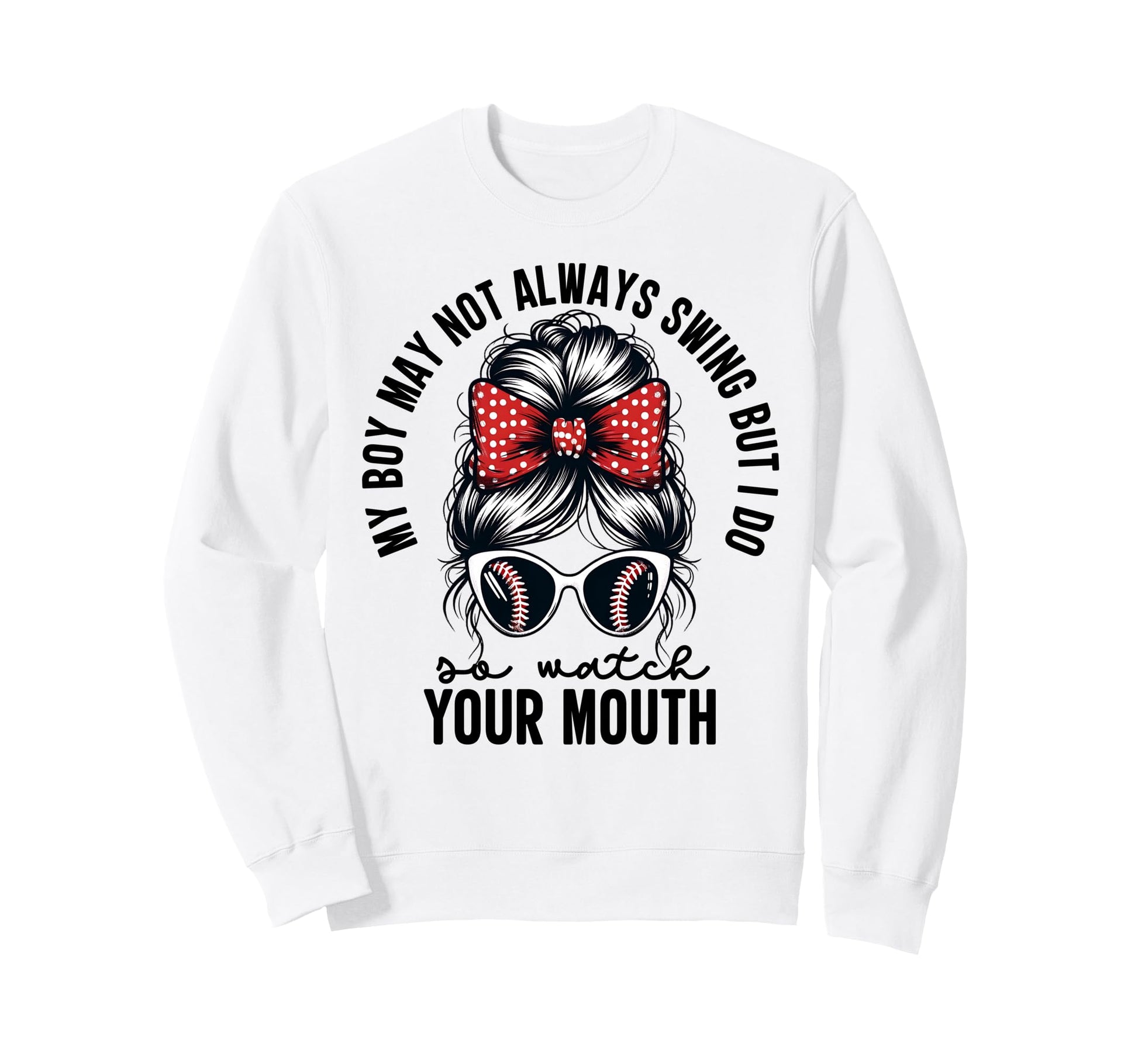 My May Not Always Swing But I Sweatshirt - Fun Novelty Design for Adults - T-Shirt, Sweatshirt, Hoodie