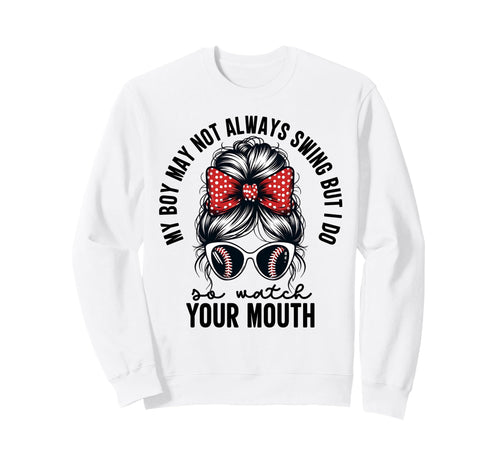 My May Not Always Swing But I Sweatshirt - Fun Novelty Design for Adults - T-Shirt, Sweatshirt, Hoodie