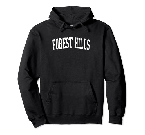 Forest Hills Mi Distressed White Hoodie - Streetwear Style for Adults - T-Shirt, Sweatshirt, Hoodie