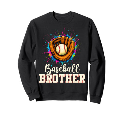Baseball Brother Colorful Painting Art Sweatshirt - Graphic Print Unisex - T-Shirt, Sweatshirt, Hoodie