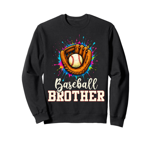 Baseball Brother Colorful Painting Art Sweatshirt - Graphic Print Unisex - T-Shirt, Sweatshirt, Hoodie