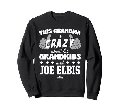 Grandma Crazy Joe Elbis Sweatshirt - Fun Novelty Design for Adults - T-Shirt, Sweatshirt, Hoodie