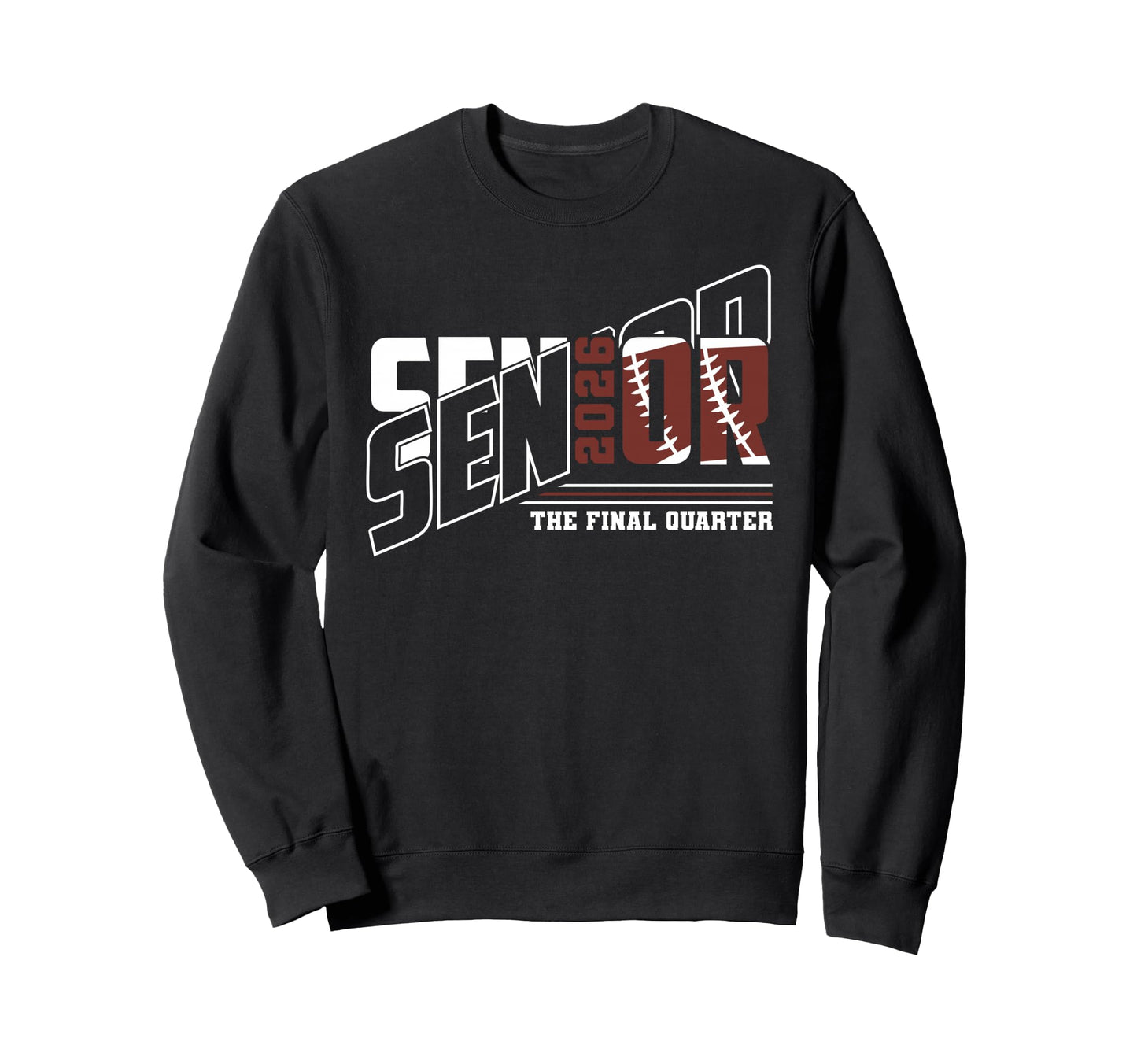 Senior Football 2026 Game Day Class 2026 Sweatshirt - Graphic Print Unisex - T-Shirt, Sweatshirt, Hoodie
