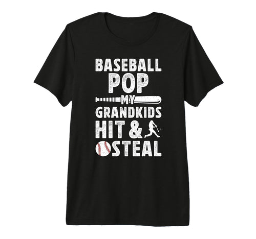 Mens Baseball Pop Funny Grandpa Pop T-Shirt - Fun Novelty Design Men Women - T-Shirt, Sweatshirt, Hoodie