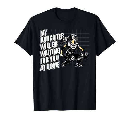 Softball Catcher Proud Mom And Dad Game T-Shirt - Minimalist Print Unisex - T-Shirt, Sweatshirt, Hoodie