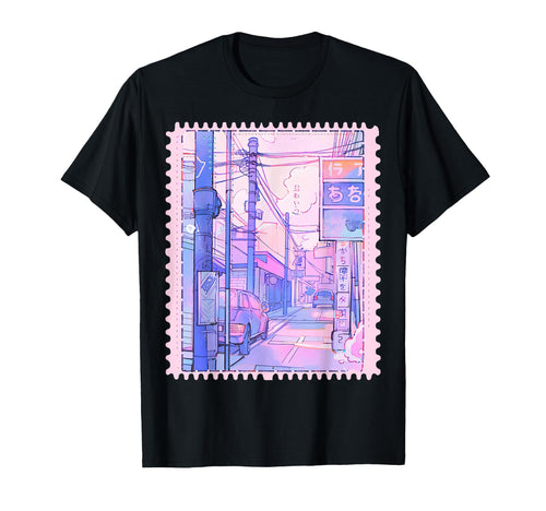 Japanese City Pop Y2K Kawaii Pastel T-Shirt - Trendy Graphic for Adults - T-Shirt, Sweatshirt, Hoodie