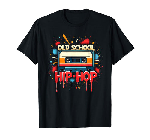 Energetic Old School Hiphop Cassette T-Shirt - Graphic Print Men Women - T-Shirt, Sweatshirt, Hoodie