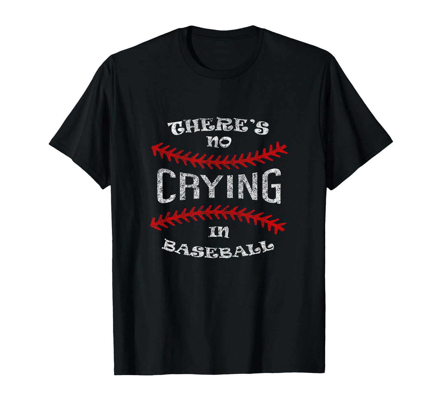 Softball Player No Crying Baseball T-Shirt - Unique Graphic Men Women - T-Shirt, Sweatshirt, Hoodie