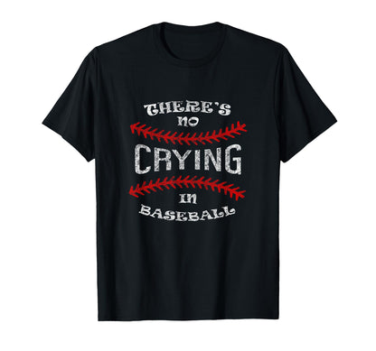 Softball Player No Crying Baseball T-Shirt - Unique Graphic Men Women - T-Shirt, Sweatshirt, Hoodie