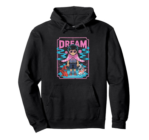 Dreamy Anime Koi Fish And Vaporwave Hoodie - Streetwear Style Unisex - T-Shirt, Sweatshirt, Hoodie