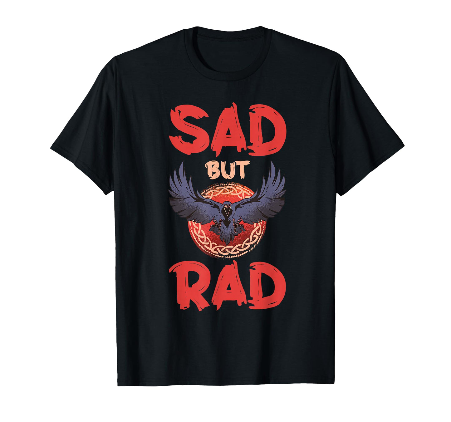 Sad But Rad Vaporwave Goth Bird Alt T-Shirt - Unique Graphic Men Women - T-Shirt, Sweatshirt, Hoodie