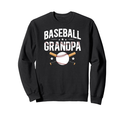 Baseball Grandpa Best Baseball Sweatshirt - Casual Everyday Wear Unisex - T-Shirt, Sweatshirt, Hoodie