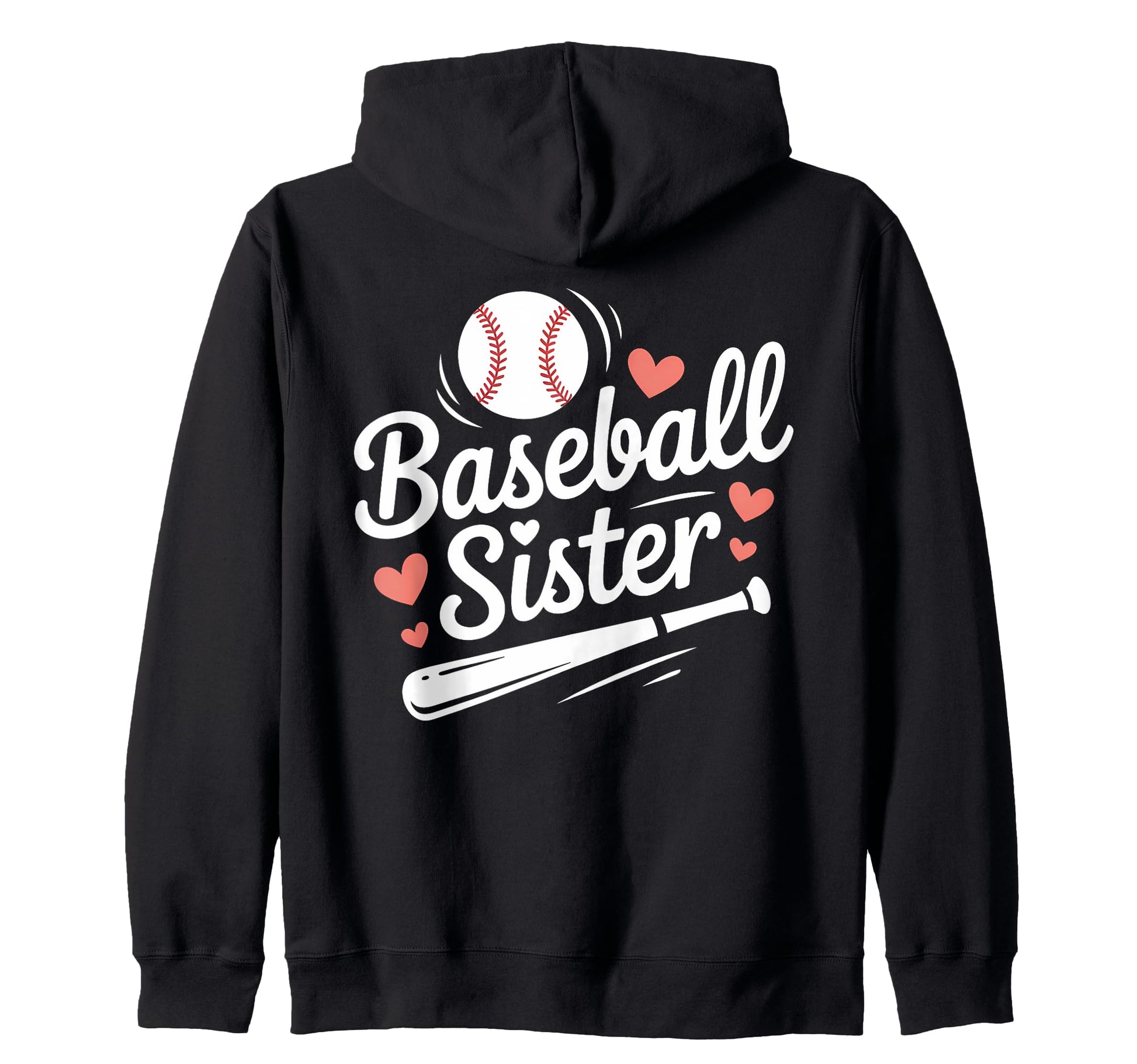 Baseball Player Funny Baseball Sister Sweatshirt - Unique Graphic Men Women - T-Shirt, Sweatshirt, Hoodie