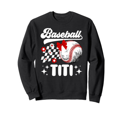 Baseball Titi Titi Baseball Sweatshirt - Minimalist Print for Adults - T-Shirt, Sweatshirt, Hoodie