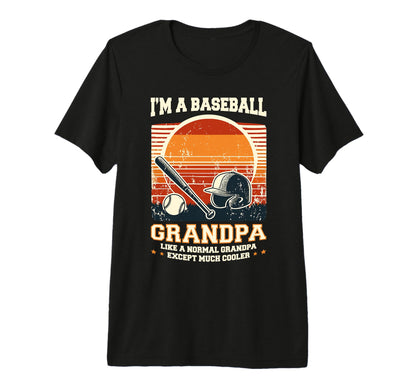 Mens Grandpa Baseball Player Baseballer T-Shirt - Aesthetic Graphic Unisex - T-Shirt, Sweatshirt, Hoodie
