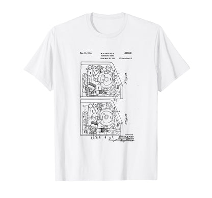 Camera Photographic Patent 1934 Drawing T-Shirt - Unique Graphic for Adults - T-Shirt, Sweatshirt, Hoodie