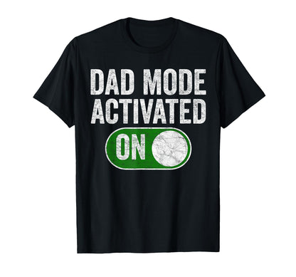 Gamer Dad Fathers Day Gaming Dad Mode T-Shirt - Minimalist Print Unisex - T-Shirt, Sweatshirt, Hoodie