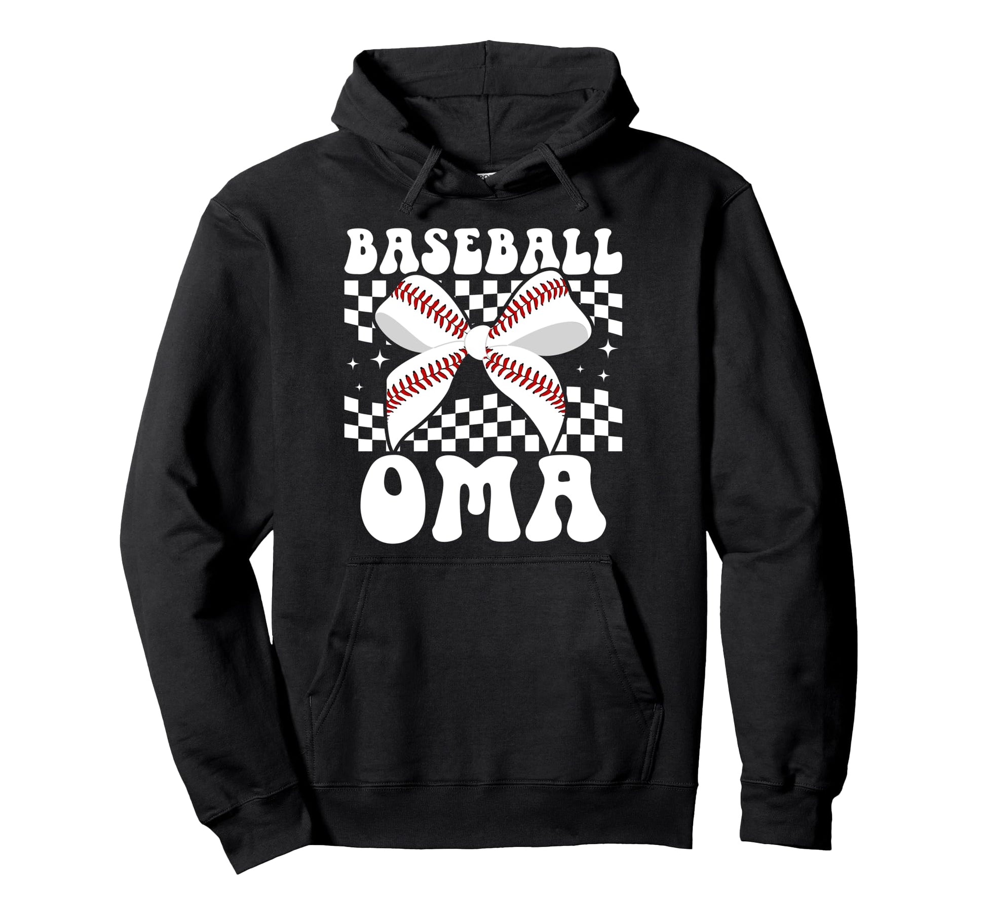 Baseball Oma Coquette Oma Baseball Hoodie - Fun Novelty Design for Adults - T-Shirt, Sweatshirt, Hoodie