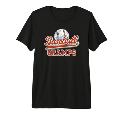 Mens Baseball Gramps Grandpa Best T-Shirt - Novelty Apparel for Adults - T-Shirt, Sweatshirt, Hoodie