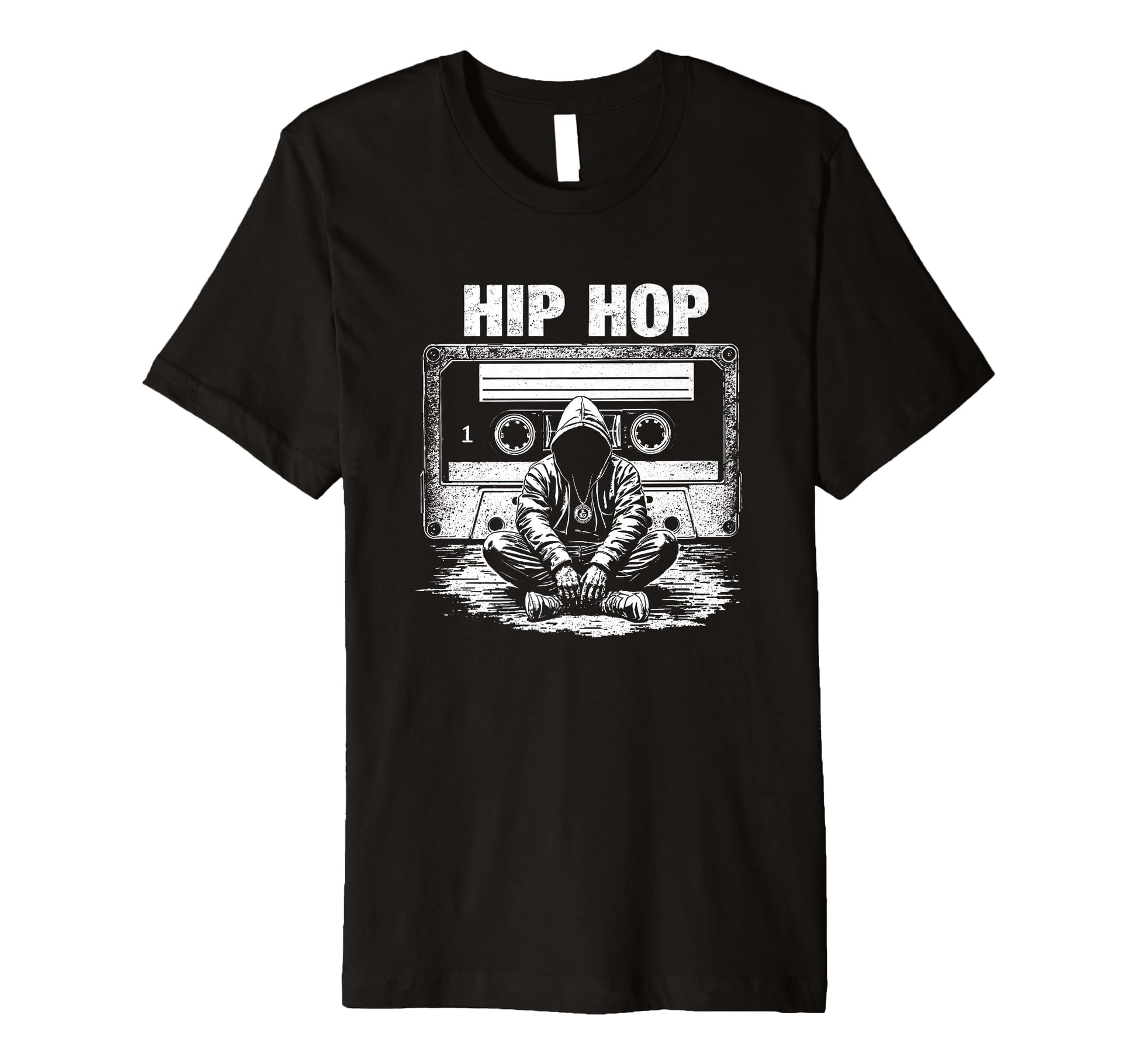 Hip Hop Boombox Rapper T-Shirt - Custom Art Print Unisex - T-Shirt, Sweatshirt, Hoodie