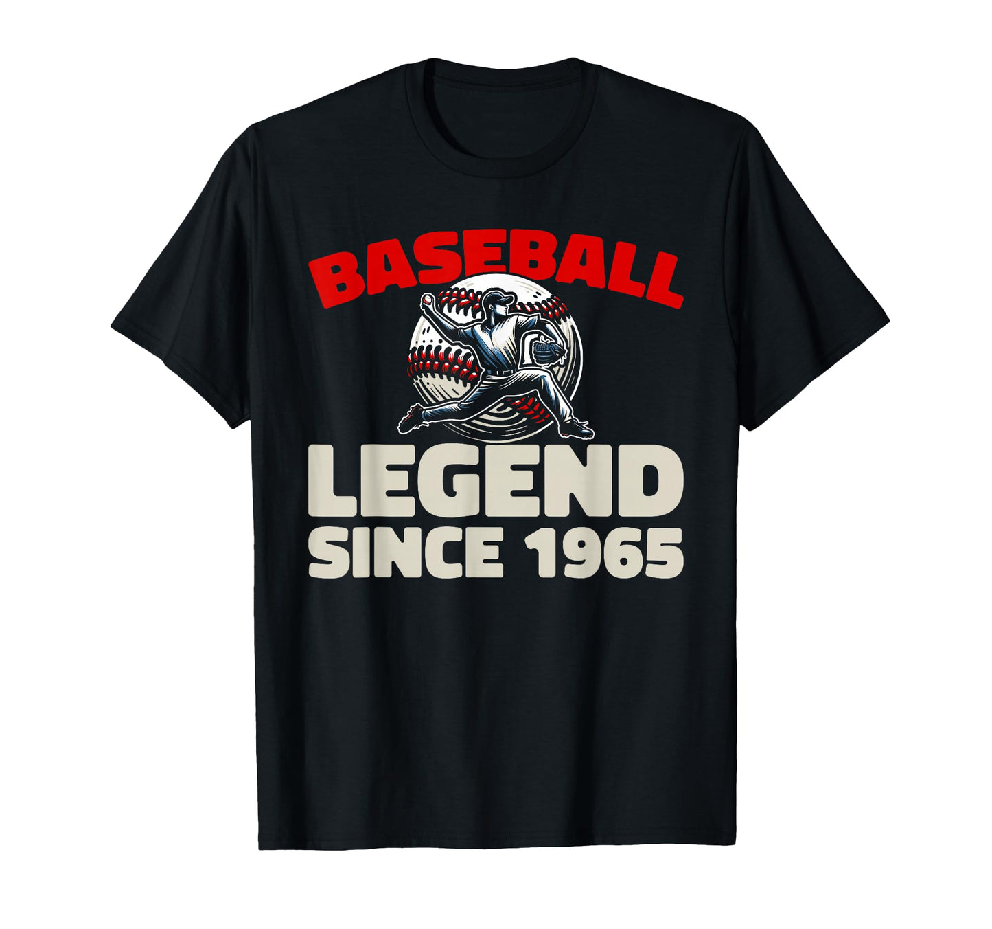 Born 1965 Baseballer Team Sport T-Shirt - Streetwear Style for Adults - T-Shirt, Sweatshirt, Hoodie