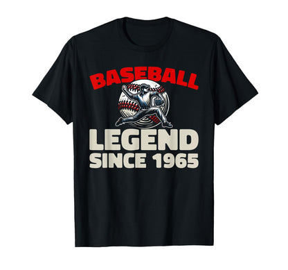 Born 1965 Baseballer Team Sport T-Shirt - Streetwear Style for Adults - T-Shirt, Sweatshirt, Hoodie