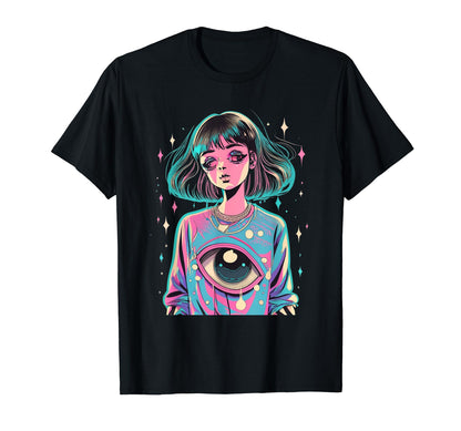 Synthwave Vaporwave Aesthetic Sad Anime T-Shirt - Streetwear Style Unisex - T-Shirt, Sweatshirt, Hoodie