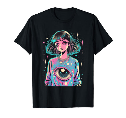 Synthwave Vaporwave Aesthetic Sad Anime T-Shirt - Streetwear Style Unisex - T-Shirt, Sweatshirt, Hoodie