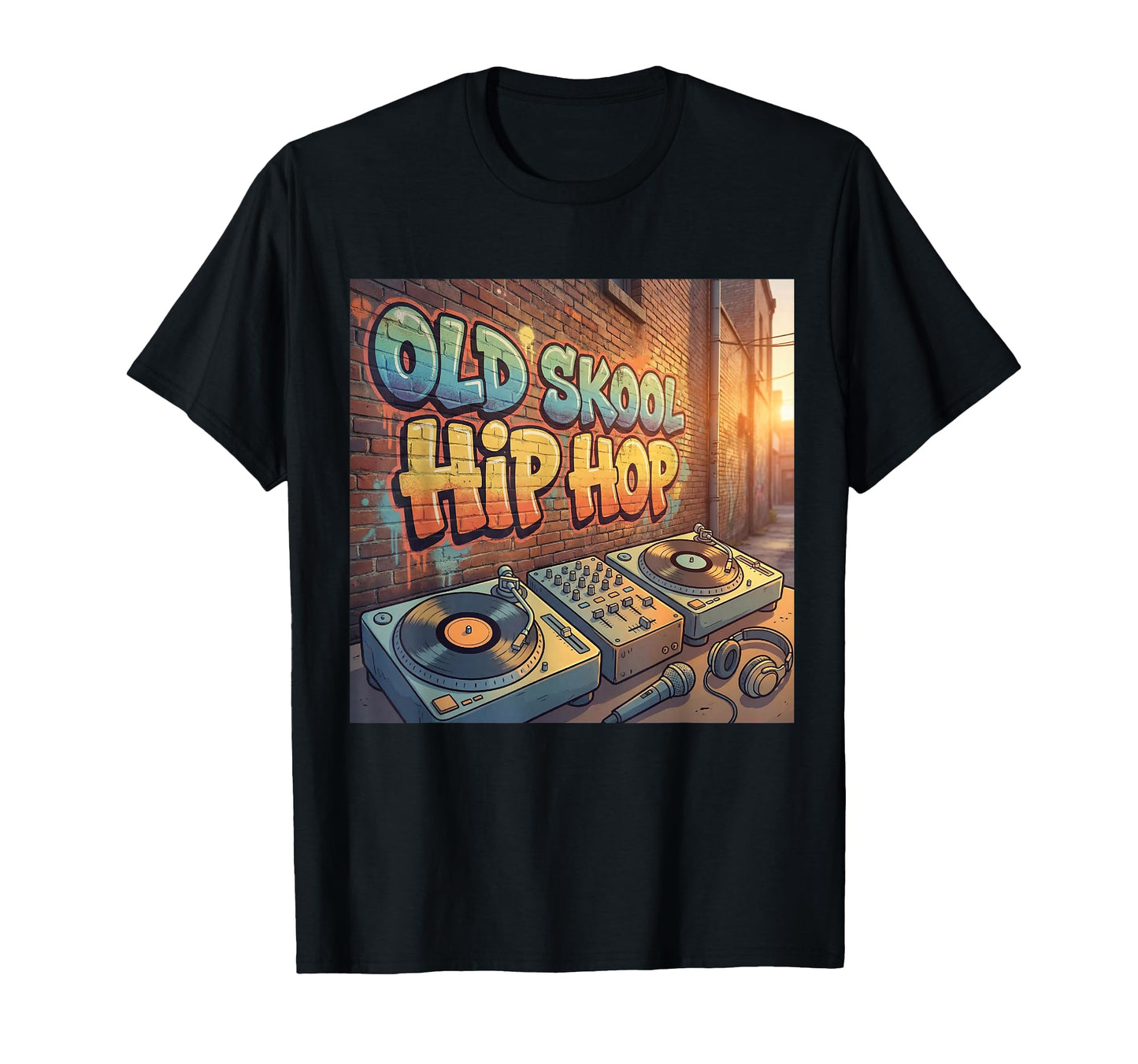 Old Skool Hip Hop Music 80S 90S T-Shirt - Casual Everyday Wear Men Women - T-Shirt, Sweatshirt, Hoodie