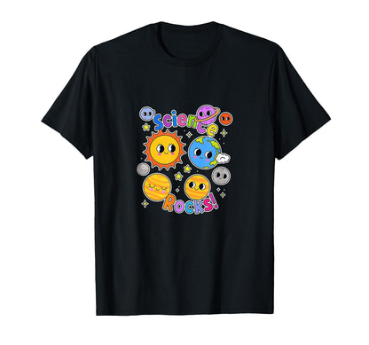 Science Rocks Planet Teacher Art T-Shirt - Custom Art Print for Adults - T-Shirt, Sweatshirt, Hoodie