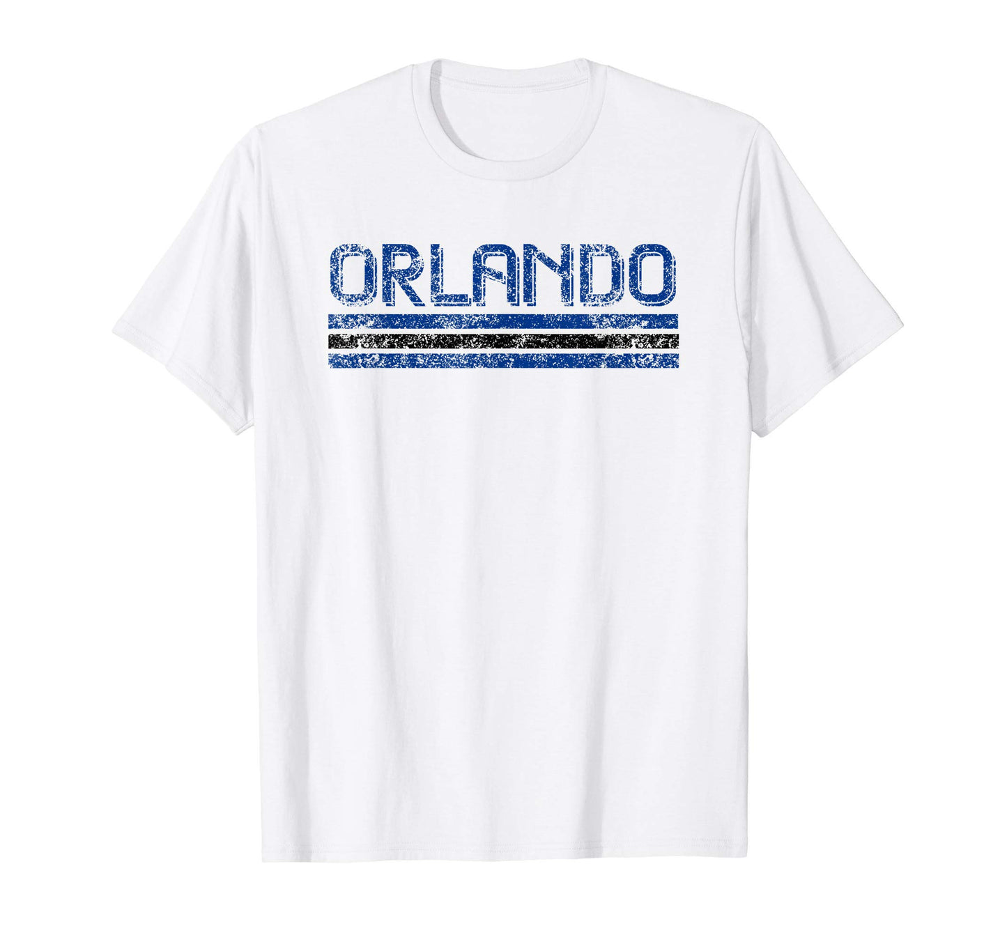 Orlando Florida Weathered Stripe T-Shirt - Minimalist Print Unisex - T-Shirt, Sweatshirt, Hoodie