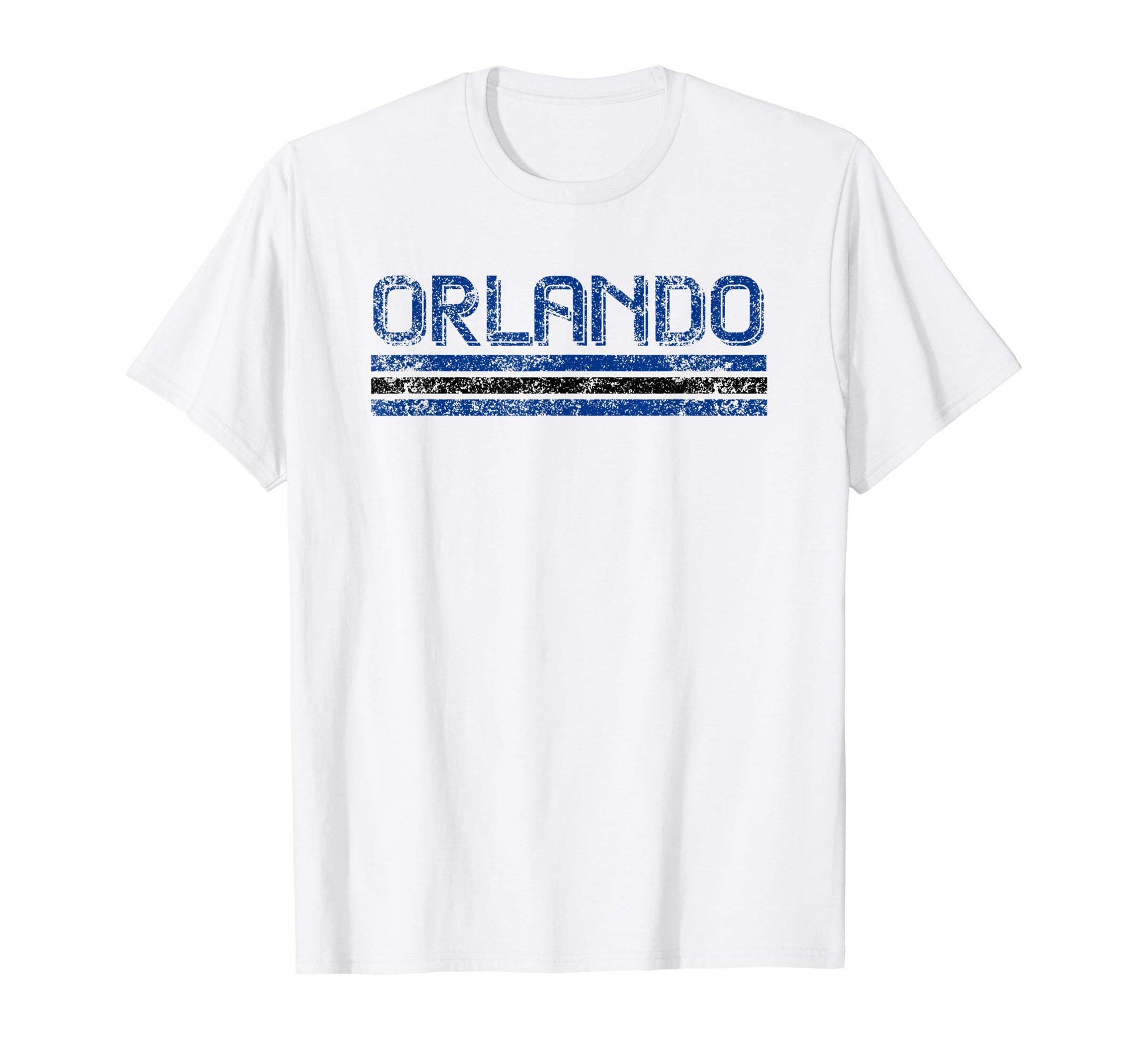 Orlando Florida Weathered Stripe T-Shirt - Minimalist Print Unisex - T-Shirt, Sweatshirt, Hoodie