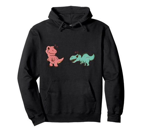 Kawaii Anime Dinosaurs T Rex Aesthetic Hoodie - Graphic Print for Adults - T-Shirt, Sweatshirt, Hoodie